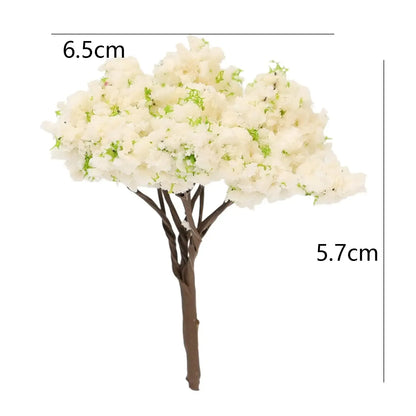 Realistic Fruit Tree Decor Miniature Landscape Table Model Ornaments DIY Fruit Trees Figurines DIY Microlandscape Decorations