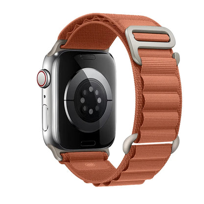for Apple watch Straps 45mm 46mm 49mm 42mm iwatch Band 44mm 40mm Nylon Alpine bracelet correa Series 10 9 8 7 6 11 SE Ultra 2