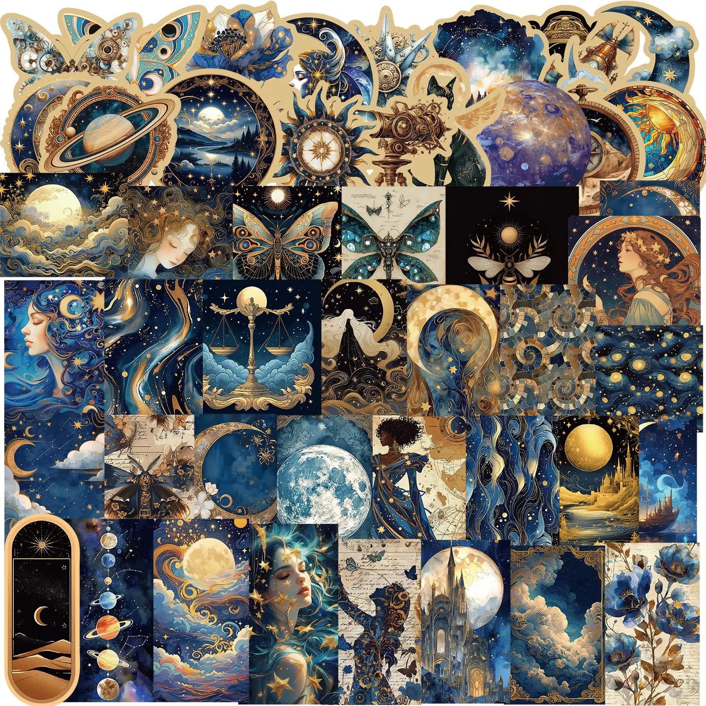 10/30/50PCS Vintage Aesthetic Stickers Series Rural Life Graffiti Children's Toys DIY Notebook Phone iPad Decoration