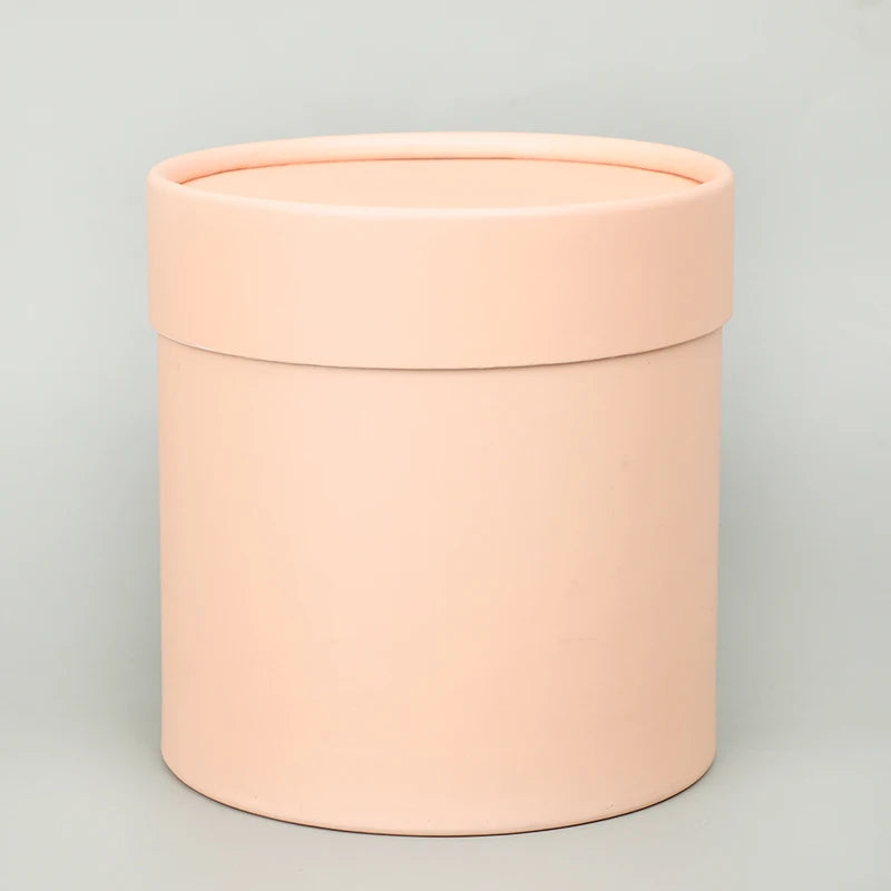 12x12cm Flower Box Round Cardboard Gift Boxes Wedding Party Rose Flower Packaging Decoration Valentine's Day Gifts Wrapping B