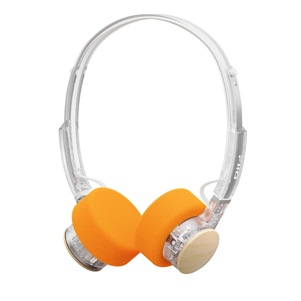 FIIO EH11 On-Ear Bluetooth Headphones, Powerful Bass & LDAC Hi-Res Audio, Lightweight Retro Design, 30H Battery, Dual Device 