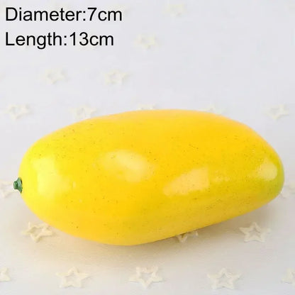 Artificial Fruits and Vegetables Home Decoration Fake Orange Peach Apple Pear Grape Lemon Peach Ornament Food Photography Pro