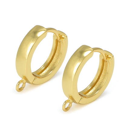Silver Color Brass Earring Hooks for DIY Jewelry Making Handmade Silver Color Jewelry Accessories Findings Eawires