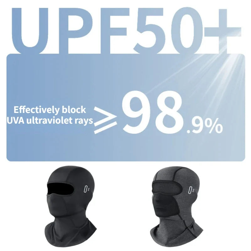 Motorcycle Balaclava Summer UV Protection Glasses Face Breathable Hole Men Women Quick-Drying Motorcyclist Winter Warm Ski Ma