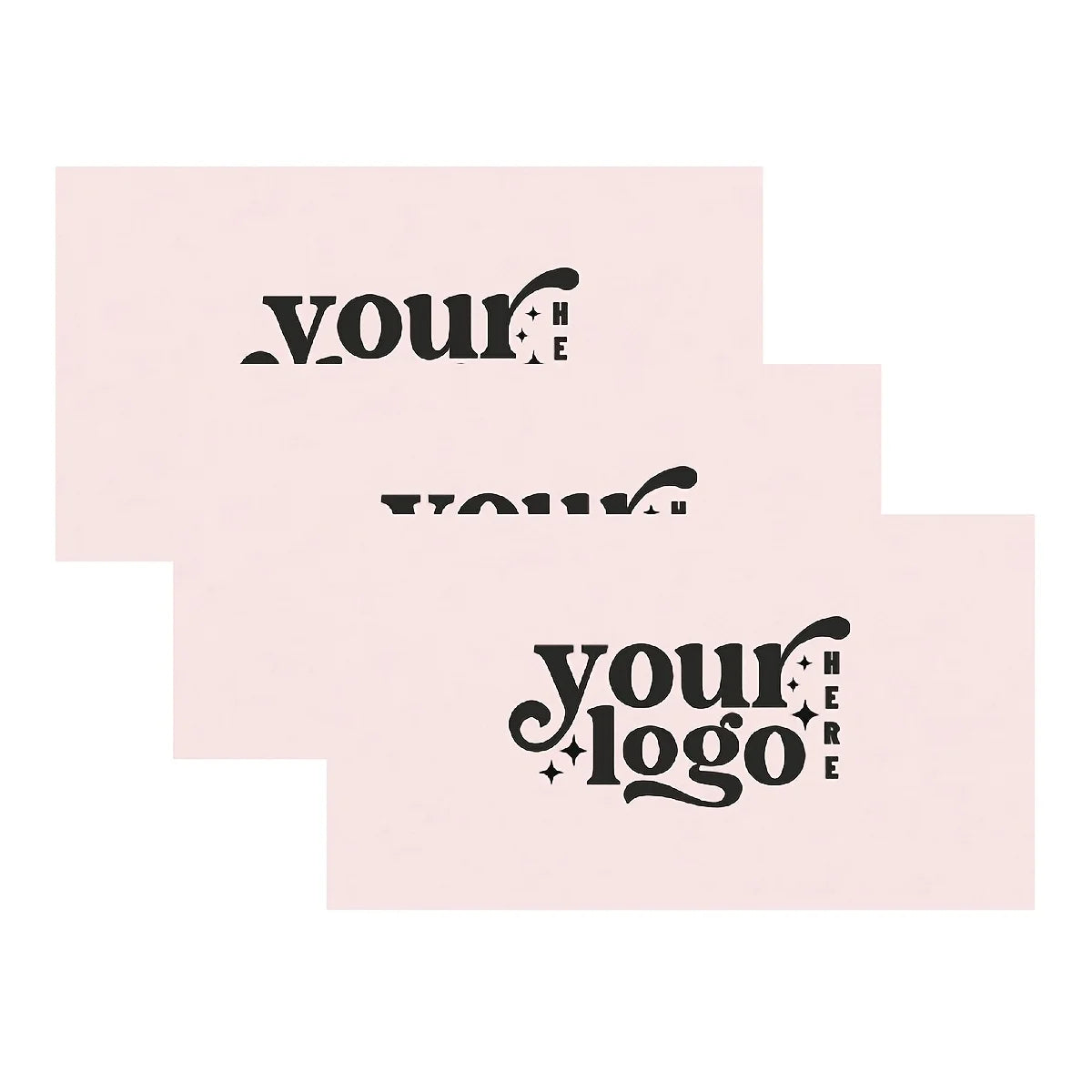 Sixty Customizable Business Cards —— Personalized Small Cards Used for Expressing Thanks, and Cards with Customized Brand Log