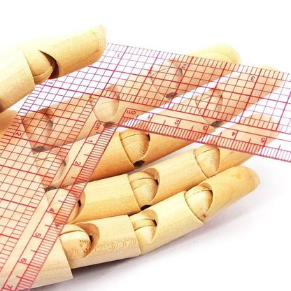 ‌L-Shaped Quilting Ruler - Right-Angle Sewing Tool for Fabric Cutting, Patchwork, Drawing & Craft (Multi-Purpose Technical Ru