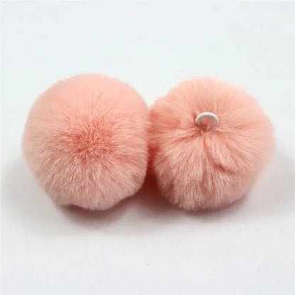 Pompom 5cm 6cm 8cm Fluffy Fur Ball Soft Pompon DIY Pompons For Keychain Sewing On Scarf Hats Shoes Apparel Craft Supplies