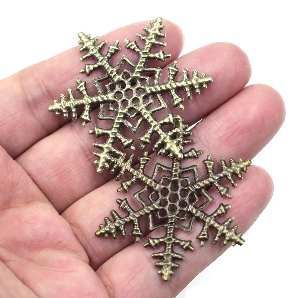 Pendants Wraps Metal Crafts Connectors Rose Flower Filigree Flower For Embellishments Scrapbooking Jewelry DIY Accessories - 