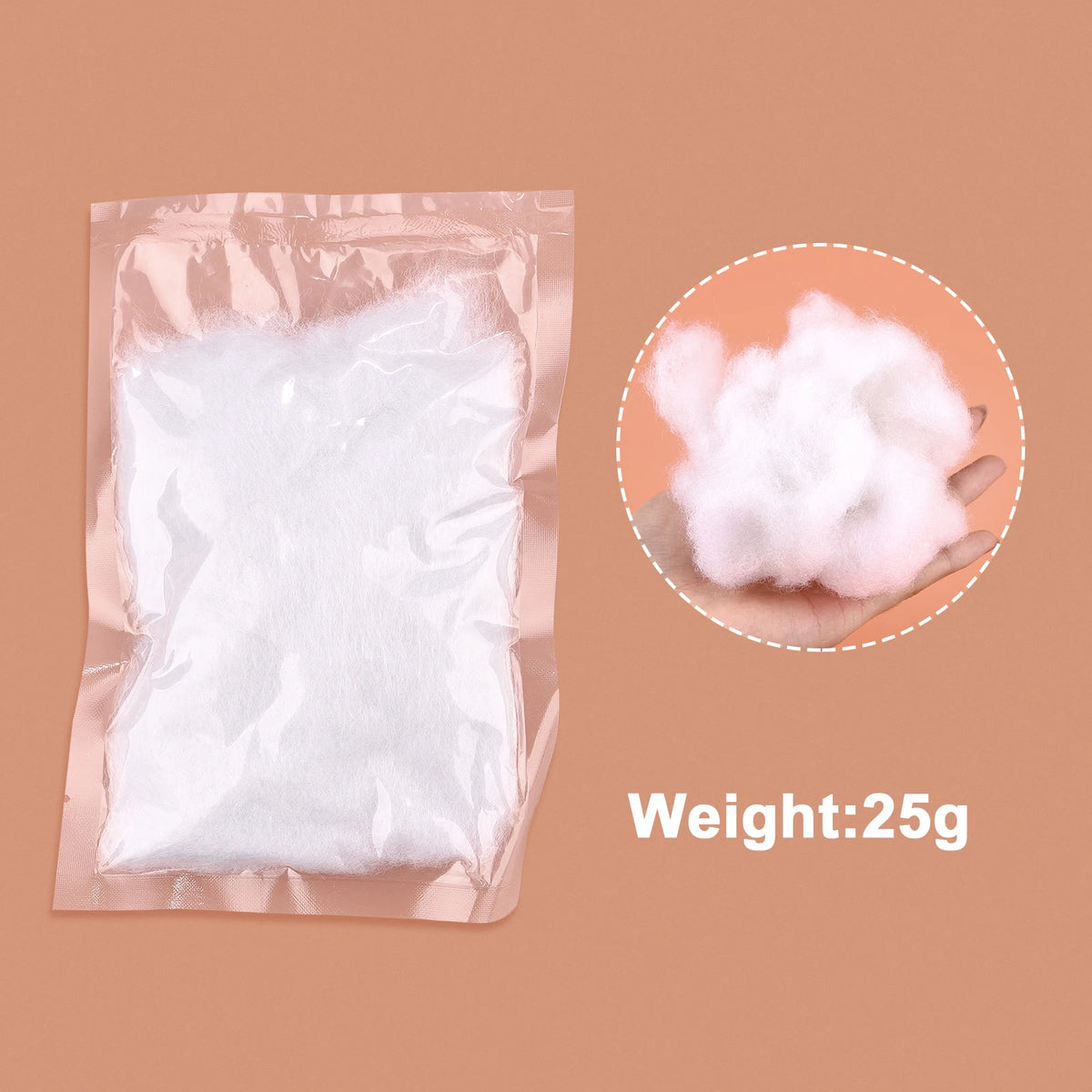 20-200g/Lot Doll Stuffed Cotton Toys PP Cotton Pillow Filling Premium Polyester Fiber Stuffing High Elastic Filler DIY Handma