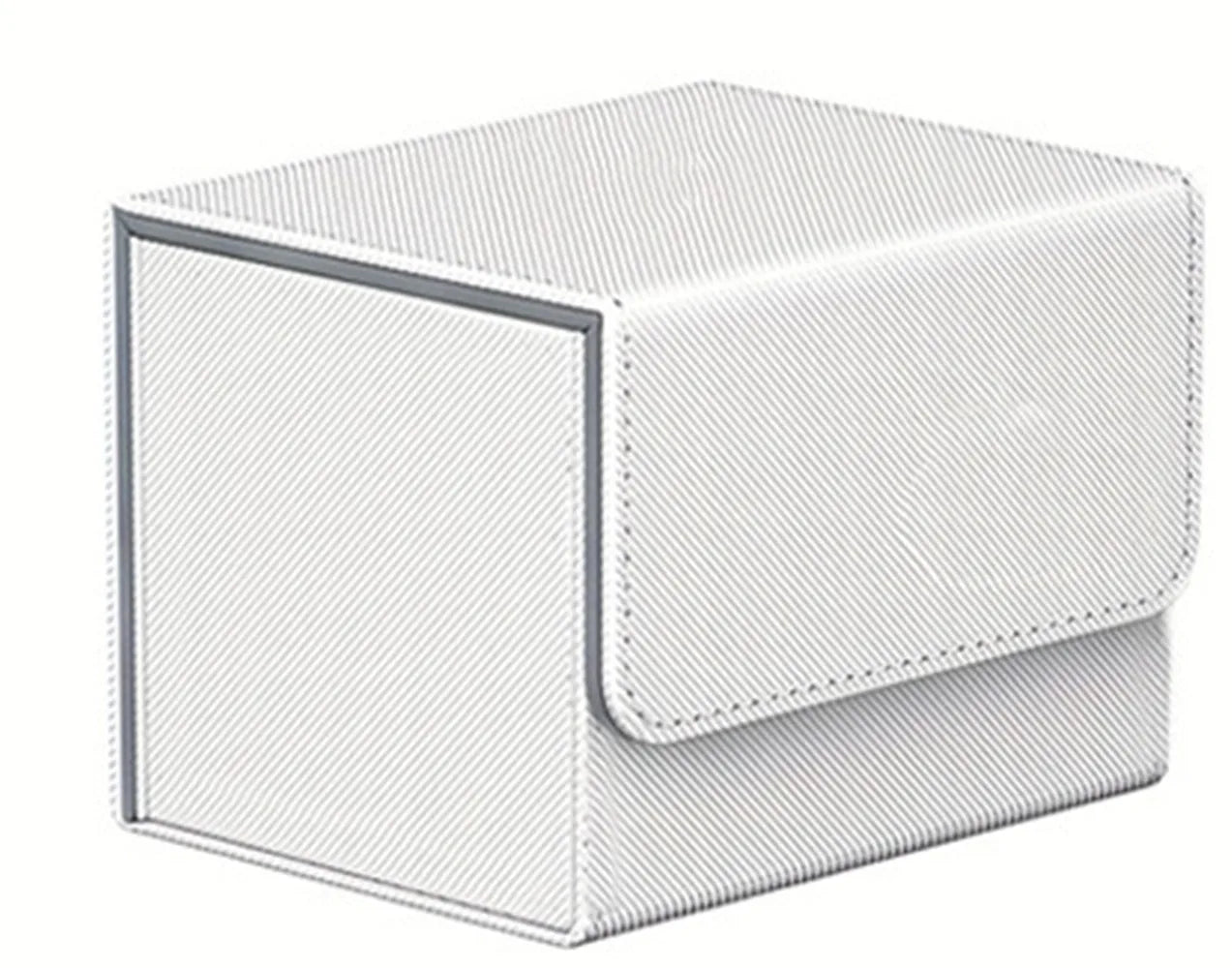 100+Trading Card Deck Box Storage Holder Organizer Cards Case for Card Collectible Game Card Cases Protectors Container - whi