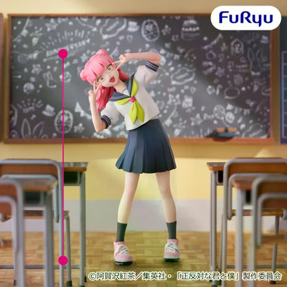 Original Furyu You and I Are Polar Opposites Anime Suzuki Miyu Muchute Action Figurine Toys PVC Model Figuarts Collection