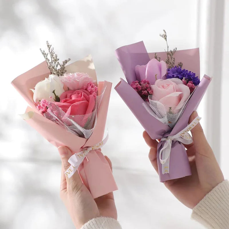 Mini Souvenir Artificial Flowers, Suitable for Weddings, Valentine's Day, Mother's Day, Graduation Ceremonies and Teachers' D