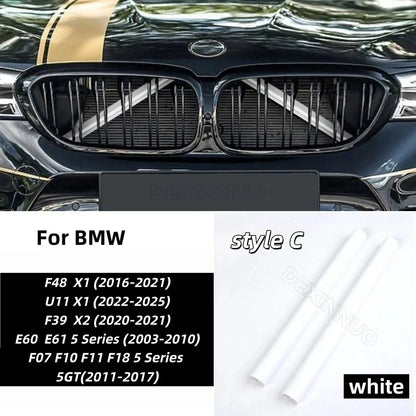 Car Front Grille Trim Strips For BMW E60 F07 F10 F20 F22 F25 F30 F32 F39 F44 F46 F48 G11 G12 G30 G32 G01 G02 G05 G20 1-7Serie