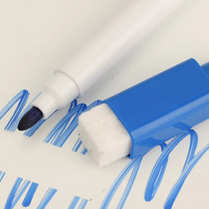 8 Colors Set Whiteboard Pens Bullet Tip Small Size No Magntic 8-24Pcs Whiteboard Dry Erase Markers Kids Graffiti Drawing Pens