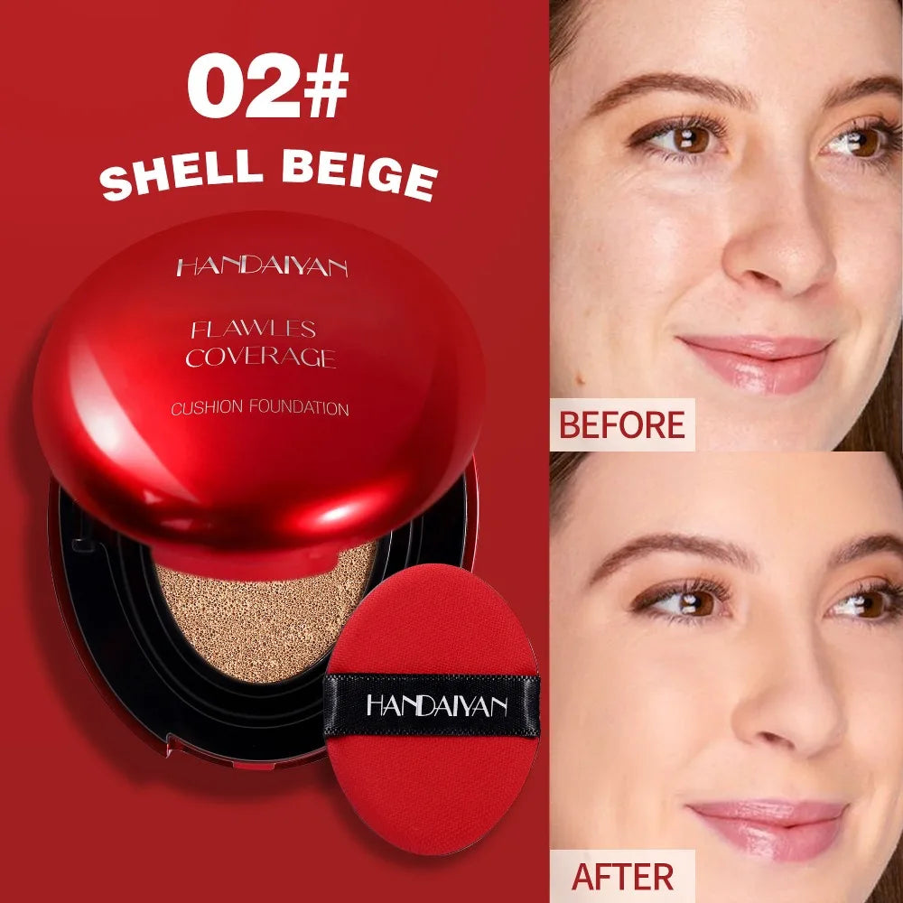 Air Cushion Foundation Light Natural Moisturizing Concealer Whitening Oil-control Women Base Long-lasting Makeup Korean Cosme