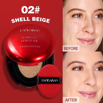 Air Cushion Foundation Light Natural Moisturizing Concealer Whitening Oil-control Women Base Long-lasting Makeup Korean Cosme