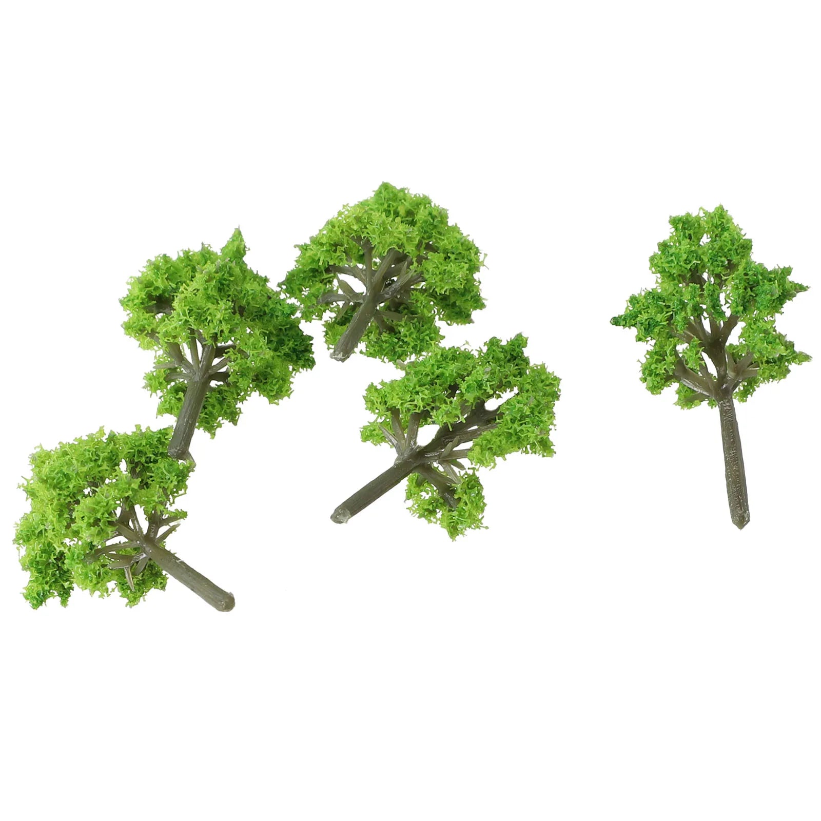 10pcs 4CM Model Trees Train Railroad Layout Diorama Wargame Scenery Miniature Tree Decoration