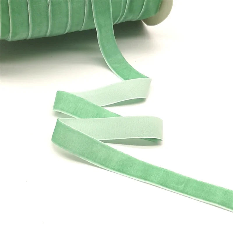 5 Yards 6-25mm Velvet Ribbon Wedding Party Decoration Handmade Ribbon Gift Wrapping Hair Bowknot DIY Christmas Ribbon