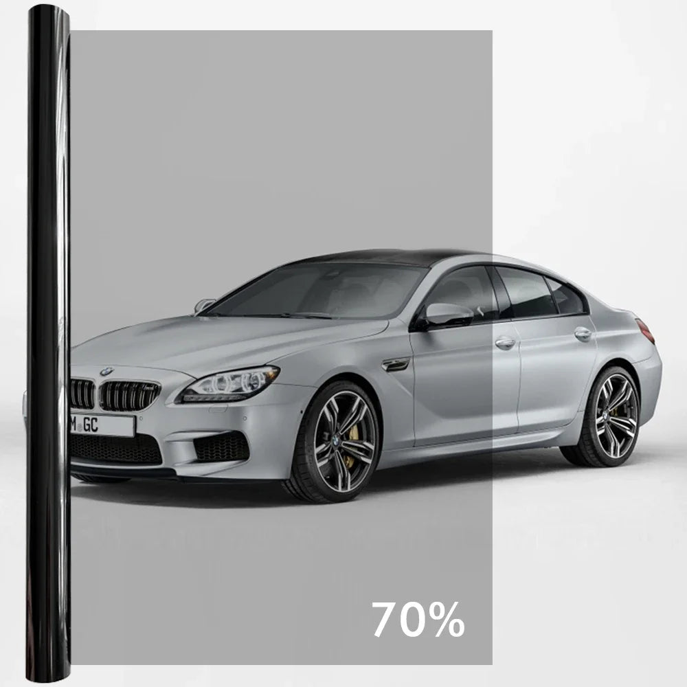 50cmx3/6m Car Window Privacy Tint Film Auto Vinyl Anti Look Glass Sticker Foils Ceramic Summer Solar UV Protector Mirror Film
