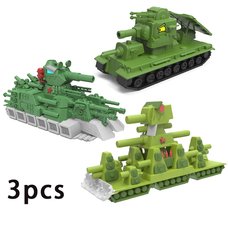Military Tank Half Tracked Armor Vehicle 3D Printed Action Figure Model Creative Toy for Birthday Christmas Collectible Gift