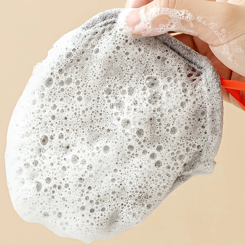 Soap Foam Net Soap Bag for Bath,Face Wash,and Shower Gel-Durable Mesh Design with Ergonomic Handle,For Cleansing,Soap Dispens