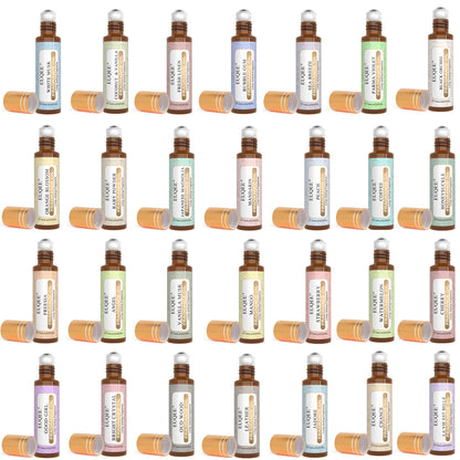 EUQEE 10ml Fragrance Oil Roll-On Long Lasting Scent La Vie Est Belle CHANCE Jadore Cotton Strawberry Mango for Diffuser Burne