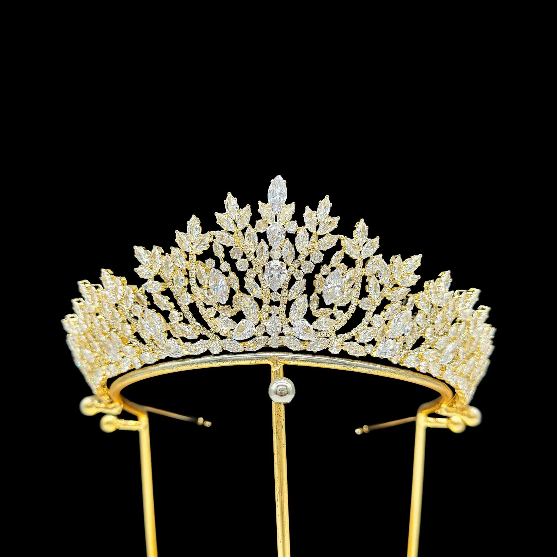 Luxury Bride Crowns For Wedding Headdress Cubic Zirconia CZ Princess Women Crown Tiaras Bridal Headband Prom Jewelry Headpiec