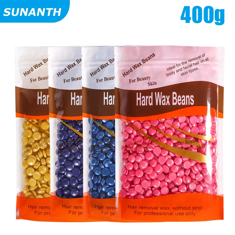 500g/200g/50g Hard Wax Beans for Hair Removal Body European Brazilian Pearl for Wax Warmer Waxing Beans for Wax Heater Machin