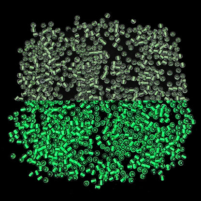 2/3/4mm Glass Luminous Beads (Glow-in-The-Night Seed Beads) - DIY Jewelry Making(Necklace/Bracelet)Handmade Accessories 11g/B