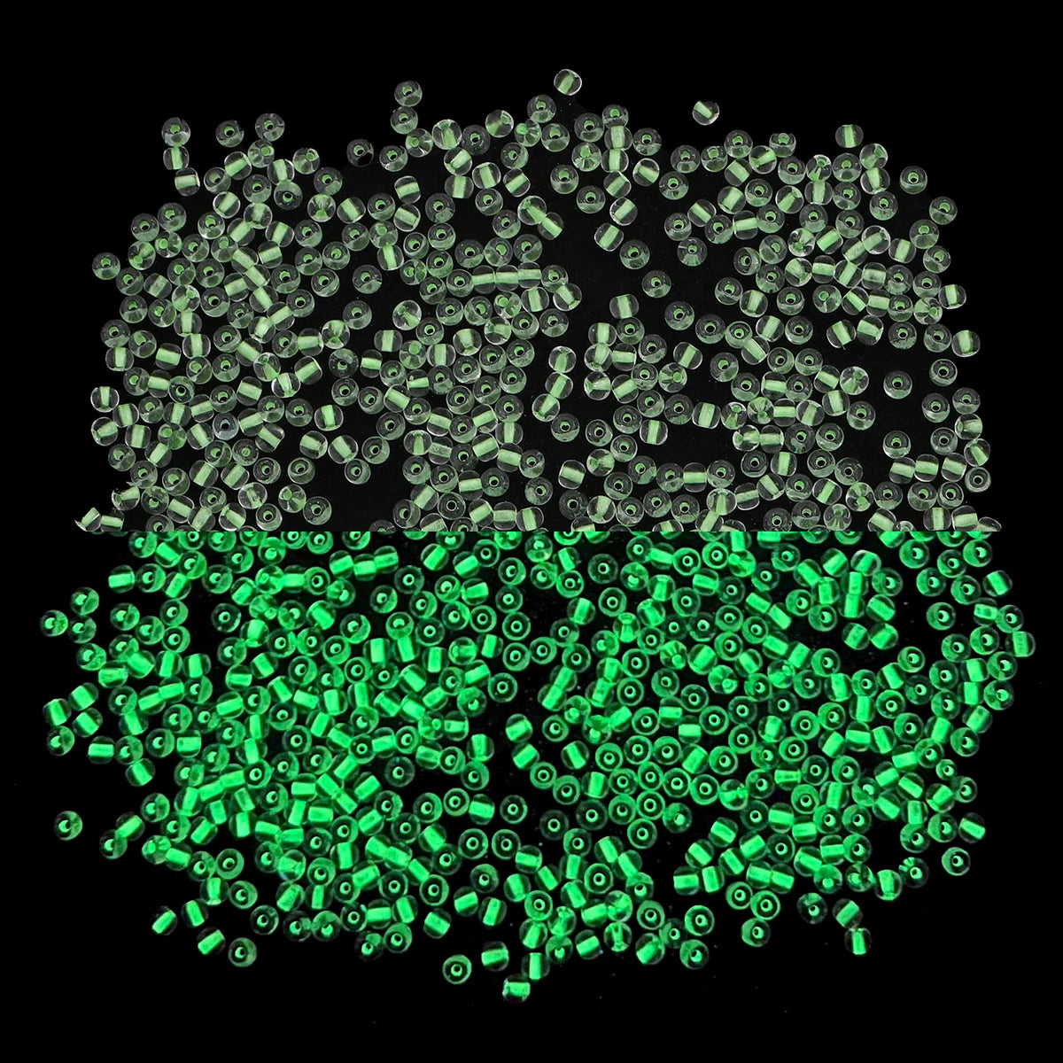 2/3/4mm Glass Luminous Beads (Glow-in-The-Night Seed Beads) - DIY Jewelry Making(Necklace/Bracelet)Handmade Accessories 11g/B
