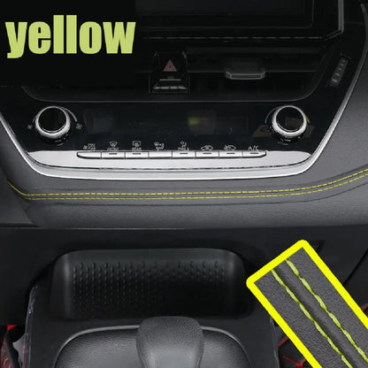 Universal Car Mouldings Trim Pu Leather DIY Braid Decorative Line Strip For Door Dashboard Sticker Car Interior Accessories