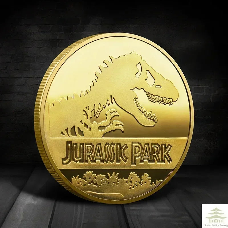Souvenir Coin REPLICA Commemorative Coins Medallion Badges Coins Jurassic Park Dinosaurs Coins