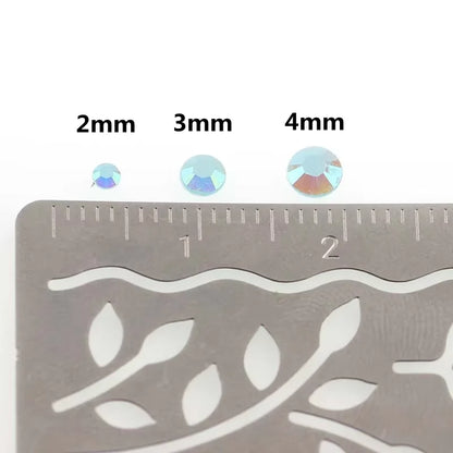 28 grid 3/4/5mm mixed color Jelly/resin drill rhinestone set DIY clothing nail drill phone drill glasses drill hat drill, etc