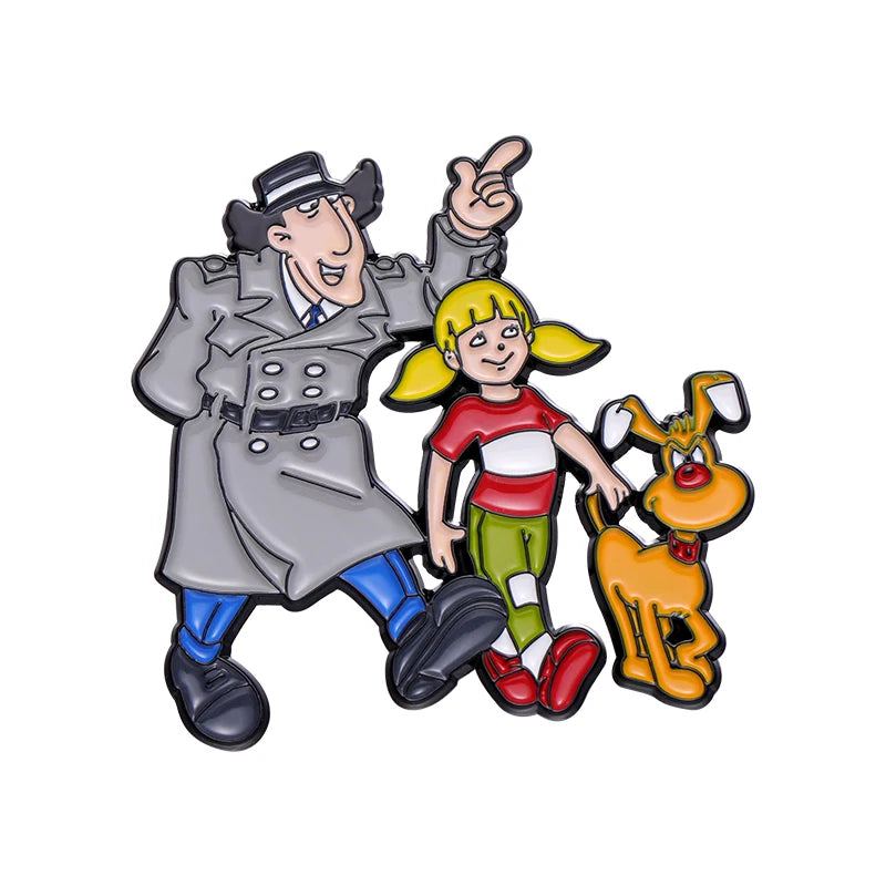 Nostalgic Humorous Tv Enamel Pins Custom 90S Comedy Family Animation Brooches Lapel Badges Cartoon Retro Jewelry Gift For Fan