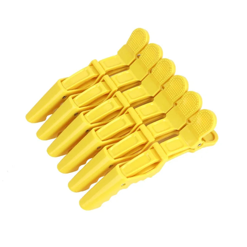 6PCS Alligator Hair Clips Hairdressing Clamps Claws Section Clip Barber Crocodile Hairpin Salon Styling Tools Hair Accessorie