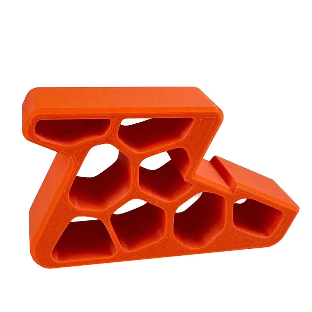 Heavy Duty Door Stopper Non-Slip Balcony Window Door Wedge Easy Install for Home Office Bathroom Kitchen - Orange
