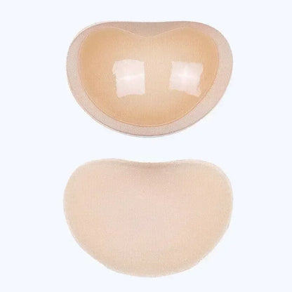 2pcs Silicone Bra Inserts Breast Pads Sticky Push-up Women Bra Cup Thicker Nipple Cover Patch Bikini Inserts for Swimsuit Gif