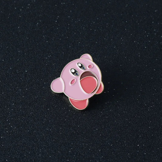 Kirby Anime Pins for Backpacks Badges on Manga Enamel Pin Accessories for Jewelry Cute Things Brooches Gift