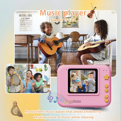 Kids Camera Digital Children Camera 1080P HD Mini Thermal Printer Video Recorder with Instant Print Photo Festive Gift for Ki