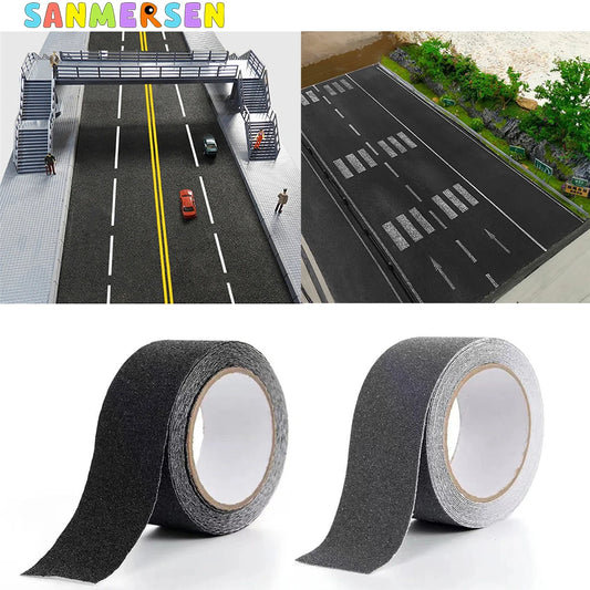 Classic Diorama Simulation Highway Urban Landscape Road Sticker Handmade Sand Table PVC Material Model & Railway Building DIY