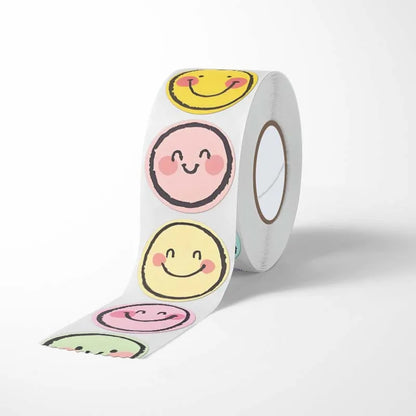 100-500pcs Cute Reward Stickers for Kids School Supply - DIY Thank You Sealing Labels Stationery Toy Game Tags for Teachers G