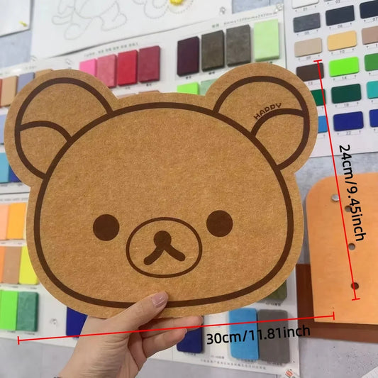 Cartoon Felt Board Home Decor Wall Decor Panel Felt Posters on The Wall Bear Wall Sticker Rilakkumas Children's Room Decorati
