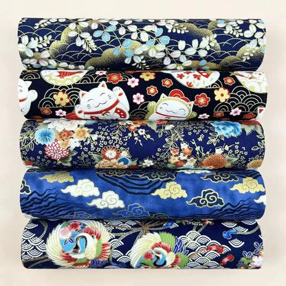 5pcs Cotton Fabric, Printed Fabric, Handmade Doll Clothes Fabric, Dress Fabric, For DIY Sewing Scrapbooking Quilting Craft