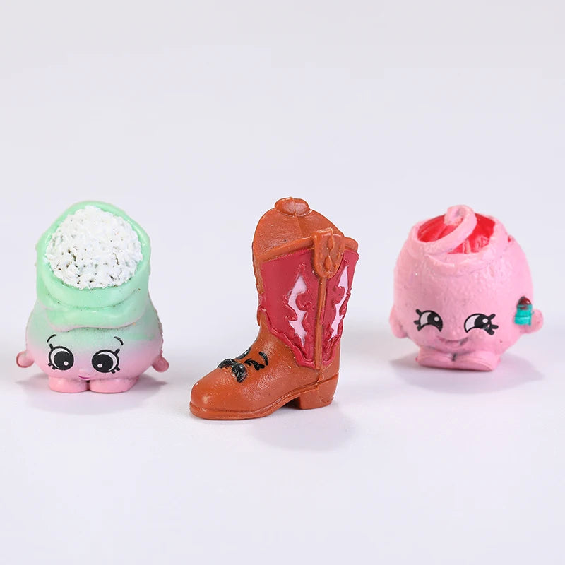 No Repeat 5/10pcs Shopping Season With Miniature Furniture Fruit Vegetable Dolls Pretend Play Action Figures Toys