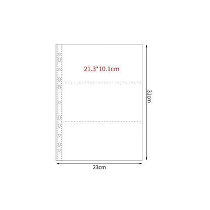 A4 Kpop Photocard Binder Sheets Multiple Pockets Sleeve PP Acid Free Photo Album Refill Pages Card Stamp Die Jewelry Storage 