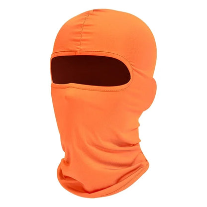 Tactical Balaclava Full Face Mask Hiking Cycling CS Camping Hunting Cap Bike Head Cover Summer Men Women Ski Mask - orange1
