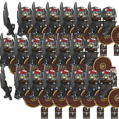 Medieval Movie Knights Building Blocks toys Lord Ring Figure Bricks Toy Christmas birthday gifts - RZTV5056x21