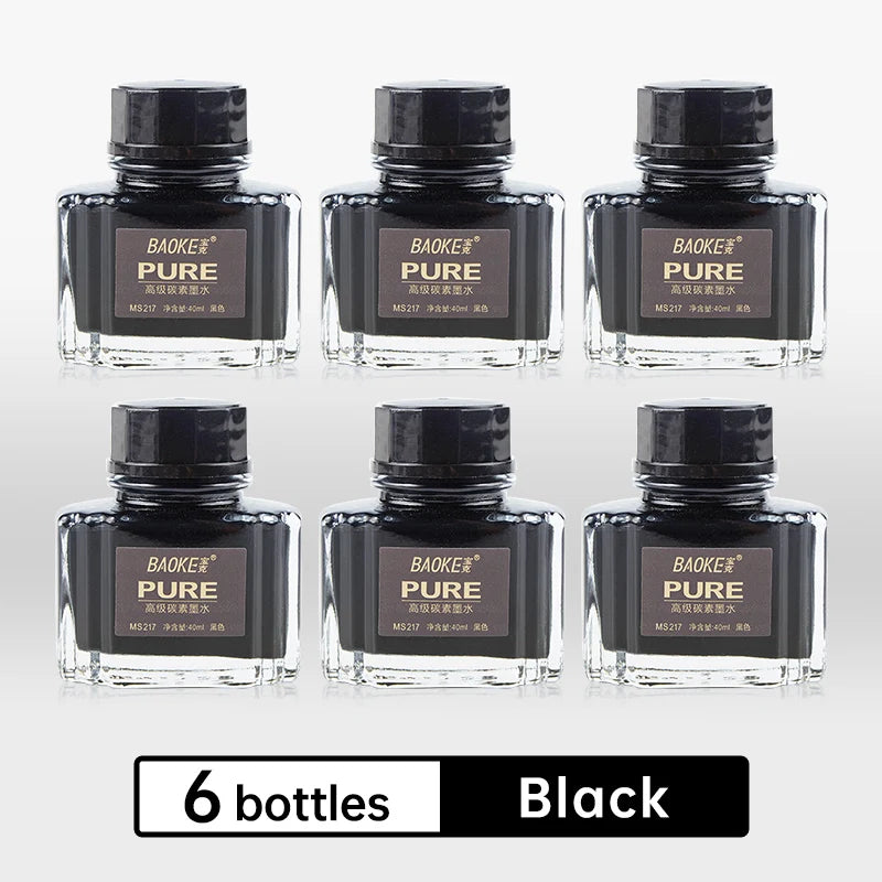 BAOKE 40ml Fountain Pen Ink Bottle Pigment Pure Pen Ink