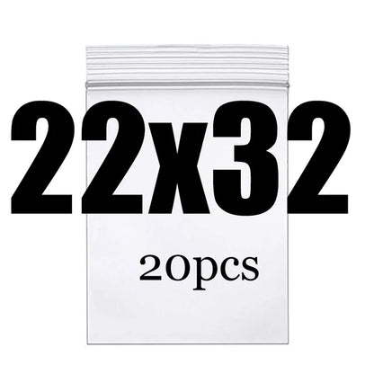 Clear Thick Zip Lock Ziplock Storage Bags Heavy-Duty Transparent Plastic Zip Package Small Jewelry Packing Reclosable Poly Po