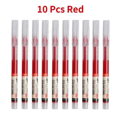 1-20Pcs Needle Type Gel Ink Pens Black/Blue/Red 0.5mm Liquid Ballpoint Pen Students Stationery School Office Writing Tool - 1